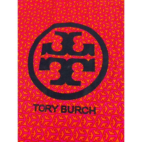 Tory Burch XL Drawstring Dust Bag With Geometric Print Logo Design 22" X 23" - Picture 2 of 5